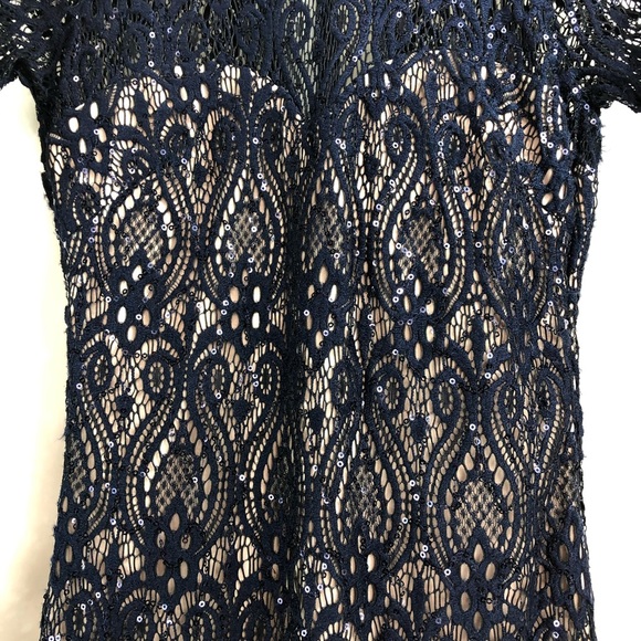 Sequin Hearts Size 3 Blue Dress - Picture 2 of 8